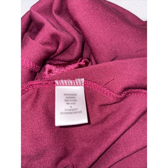 Charlotte Russe Crushed Velvet Bodycon Faux Wrap Choker Neck Gold Zip Mini Med - Picture 12 of 16